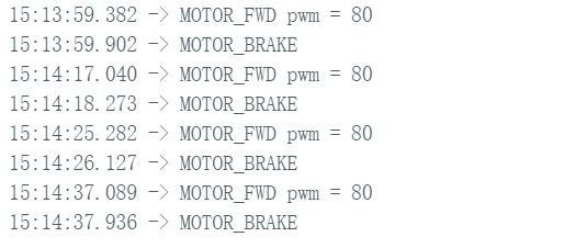 Open-loop serial output